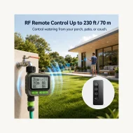 VODESON IP65 single-valve watering timer with RF remote - product detail 5