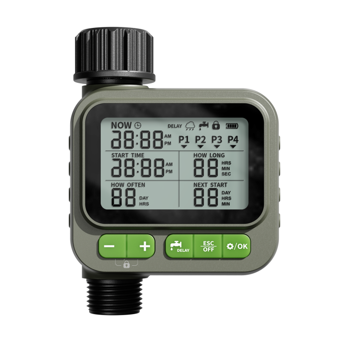 VODESON single-valve programmable watering timer