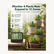 VODESON soil detection kit with one display and four wireless soil sensors - product detail 5